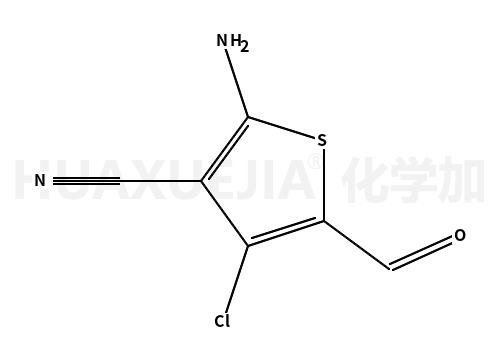 2-氨基-4-氯-3-氰基-5-甲酰基噻吩