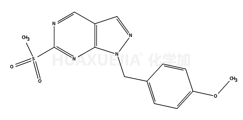 1-(4-methoxybenzyl)-6-(methylsulfonyl)-1H-pyrazolo[3,4-d]pyrimidine