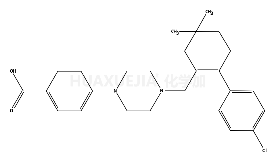 4-[4-[[2-(4-氯苯基)-5,5-二甲基-1-环己烯]甲基]-1-哌嗪]苯甲酸