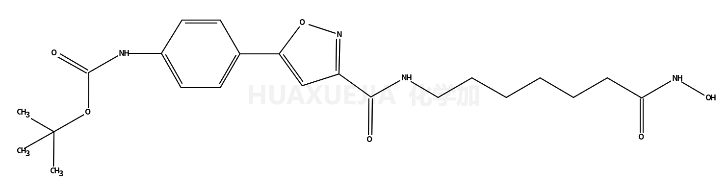 tert-butyl N-[4-[3-[[7-(hydroxyamino)-7-oxoheptyl]carbamoyl]-1,2-oxazol-5-yl]phenyl]carbamate