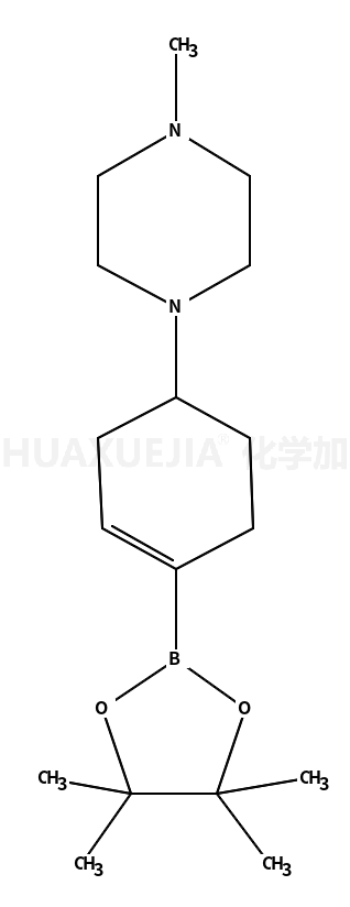 1-methyl-4-(4-(4,4,5,5-tetramethyl-1,3,2-dioxaborolan-2-yl)cyclohex-3-enyl)piperazine