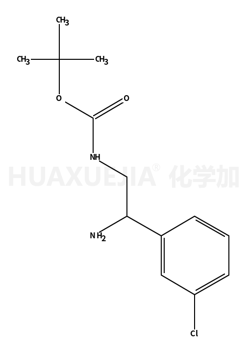 2-氨基-2-(3-氯苯基)乙基氨基甲酸叔丁酯