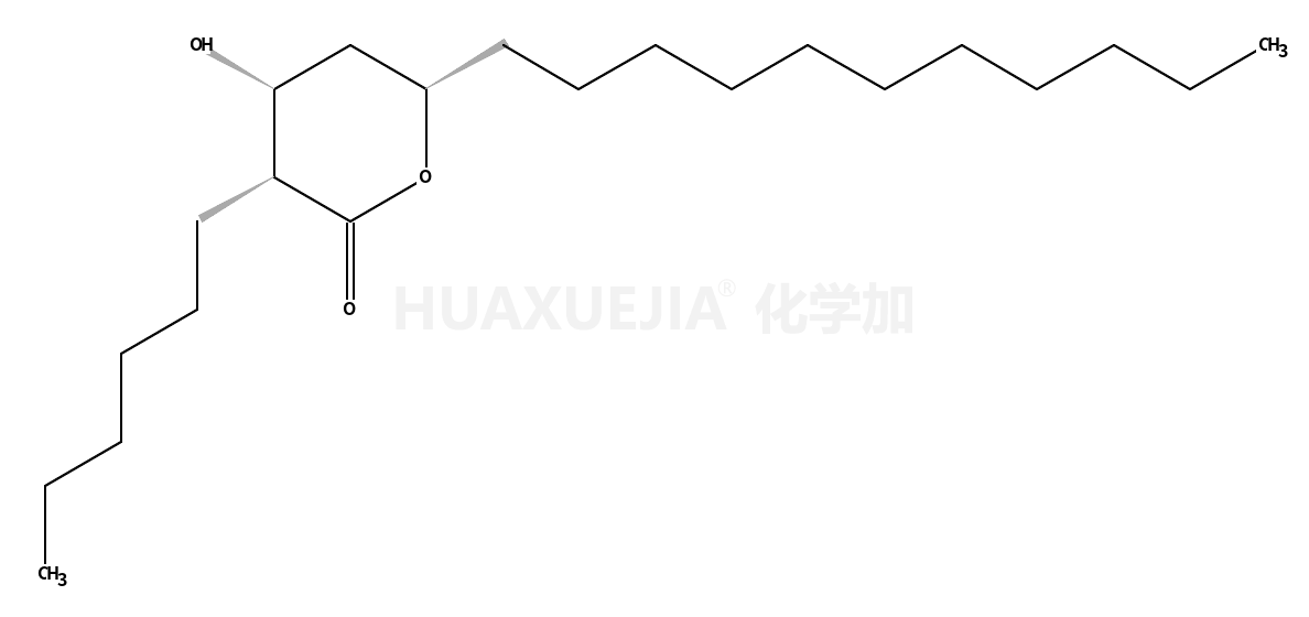 3-己基四氢-4-羟基-6-十一烷基-2H-吡喃-2-酮