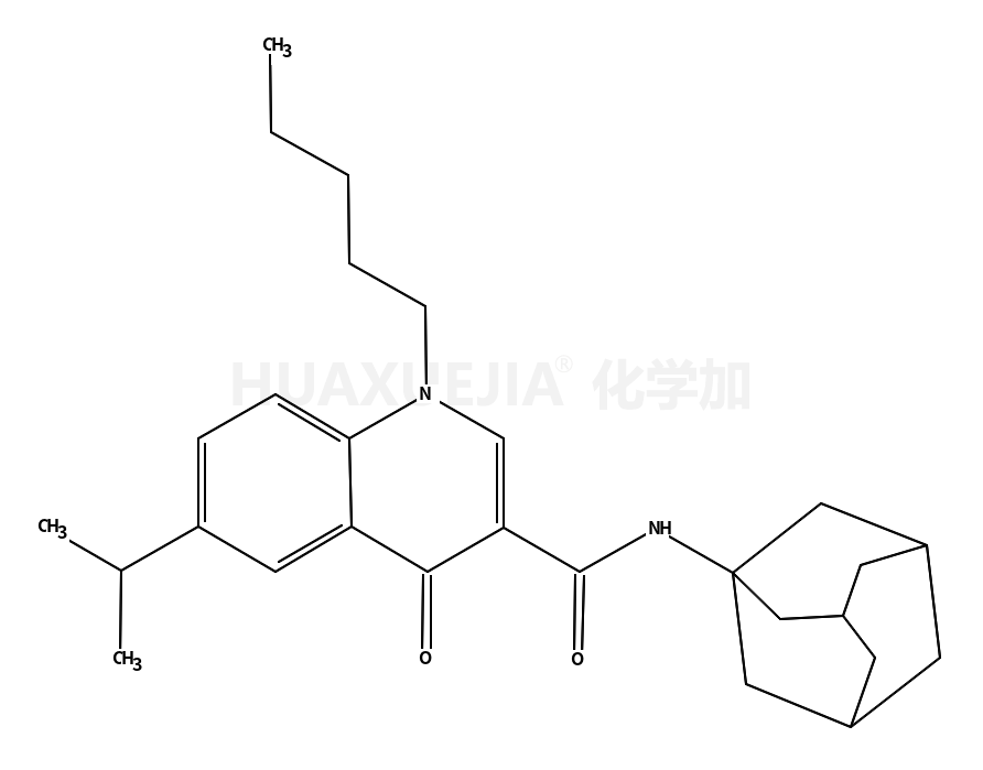 N-(金刚烷-1-基)-6-异丙基-4-氧代-1-戊基-1,4-二氢喹啉-3-甲酰胺