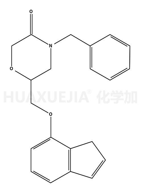 4-benzyl-6-(3H-inden-4-yloxymethyl)-morpholin-3-one