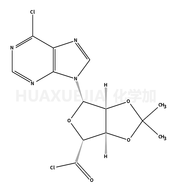1-(6-氯-9H-嘌呤-9-基)-1-脱氧-2,3-O-异亚丙基-beta-D-呋喃核糖酰氯