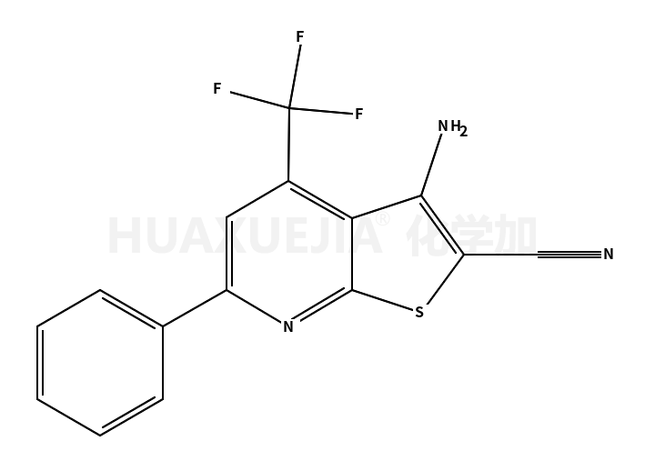 3-氨基-6-苯基-4-(三氟甲基)噻吩[2,3-B]吡啶-2-甲腈