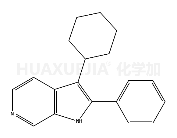 3-cyclohexyl-2-phenyl-1H-pyrrolo[2,3-c]pyridine