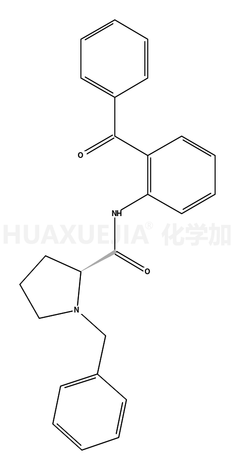 (2R)-N-(2-苯甲酰苯基)-1-(苯基甲基)-2-吡咯烷甲酰胺