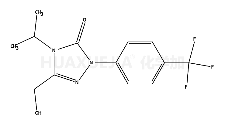 5-(hydroxymethyl)-4-propan-2-yl-2-[4-(trifluoromethyl)phenyl]-1,2,4-triazol-3-one