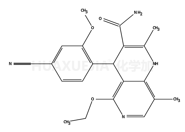 4-(4-Cyano-2-methoxyphenyl)-5-ethoxy-2,8-dimethyl-1,4-dihydro-1,6-naphthyridine-3-carboxamide