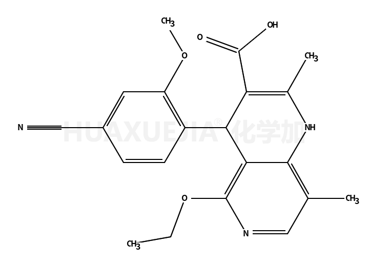 4-(4-cyano-2-methoxyphenyl)-5-ethoxy-2,8-dimethyl-1,4-dihydro-1,6-naphthyridine-3-carboxylic acid