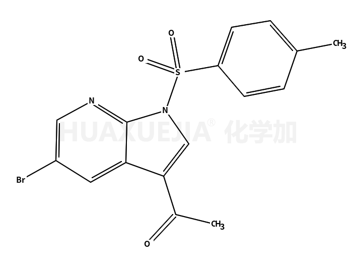 1-{5-Bromo-1-[(4-methylphenyl)sulfonyl]-1H-pyrrolo[2,3-b]pyridin- 3-yl}ethanone