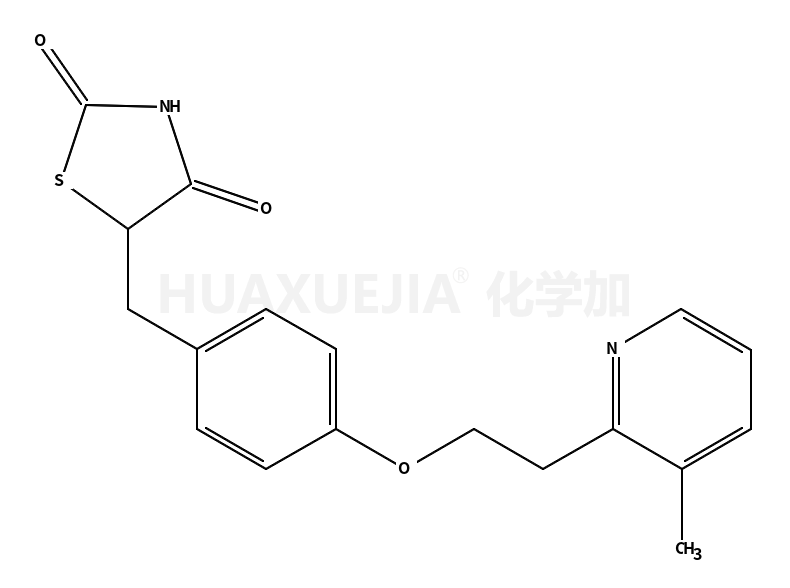5-(4-(2-(3-Methylpyridin-2-yl)ethoxy)benzyl)thiazolidine-2,4-dione