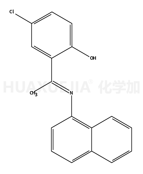 4-氯-2-(1-(萘-1-基亚氨基)乙基)苯酚