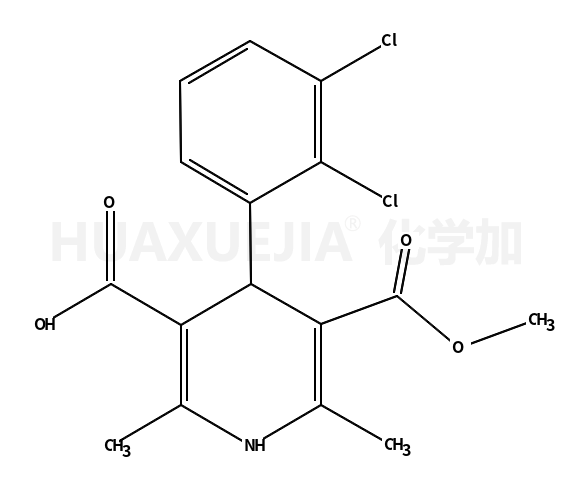 4-(2,3-二氯苯基)-2,6-二甲基-1,4-二氢吡啶-3,5-二羧酸单甲酯