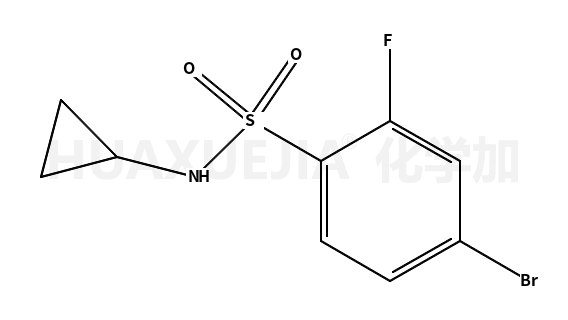 4-bromo-N-cyclopropyl-2-fluorobenzenesulfonamide