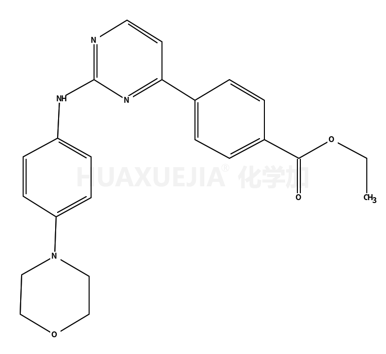 4-(2-(4-吗啉苯基氨基)嘧啶-4-基)苯甲酸乙酯