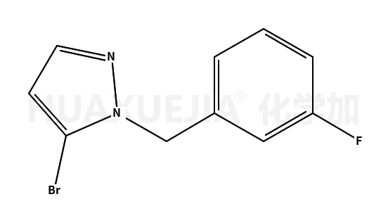 5-bromo-1-[(3-fluorophenyl)methyl]pyrazole