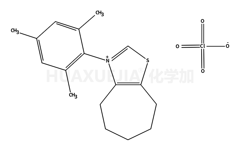 3-(2,4,6-trimethylphenyl)-5,6,7,8-tetrahydro-4H-cyclohepta[d][1,3]thiazol-3-ium