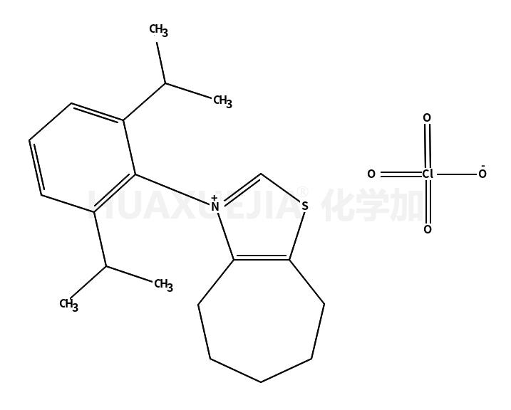 3-[2,6-di(propan-2-yl)phenyl]-5,6,7,8-tetrahydro-4H-cyclohepta[d][1,3]thiazol-3-ium
