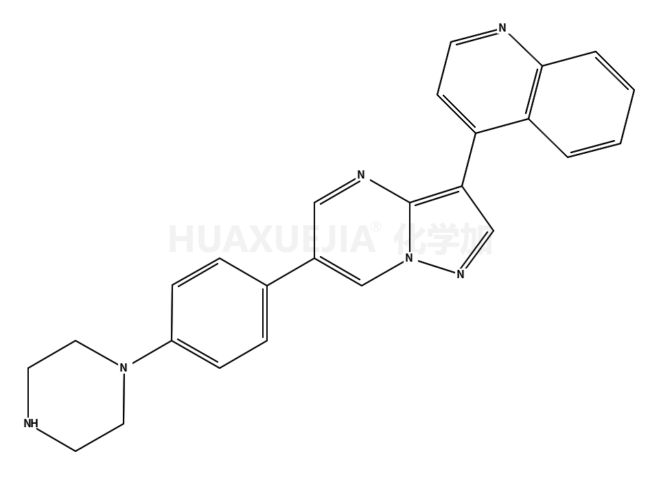 4-(6-(4-(哌嗪-1-基)苯基)吡唑并[1,5-a]嘧啶-3-基)喹啉