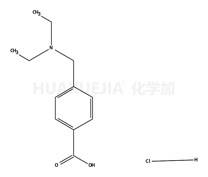 4-二乙胺基甲基苯甲酸盐酸盐