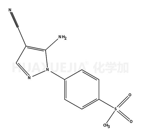 5-Amino-1-(4-(methylsulfonyl)phenyl)-1H-pyrazole-4-carbonitrile