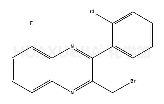 2-(bromomethyl)-3-(2-chlorophenyl)-5-fluoroquinoxaline