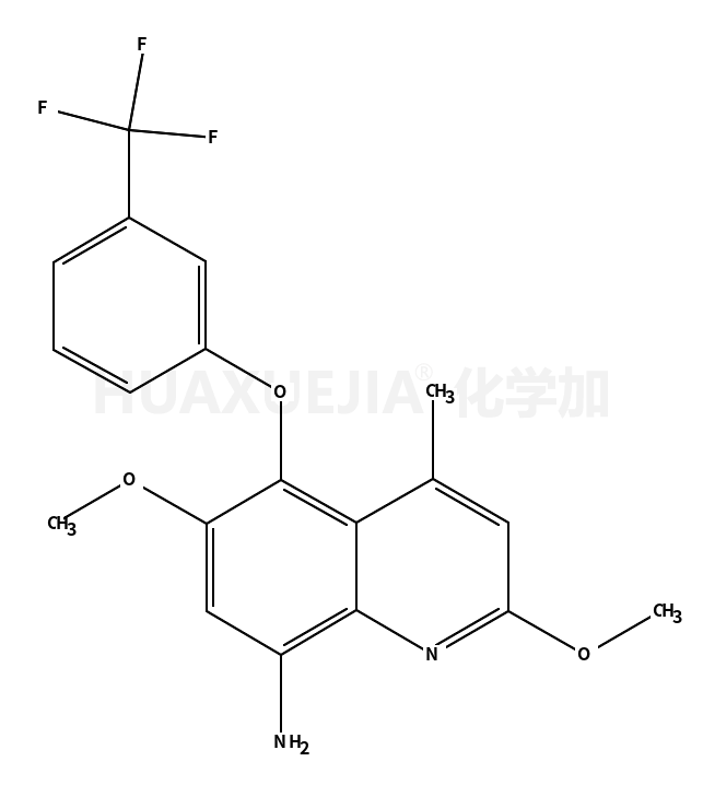 2,6-二甲氧基-4-甲基-5-[3-(三氟甲基)-苯氧基]-8-喹啉胺