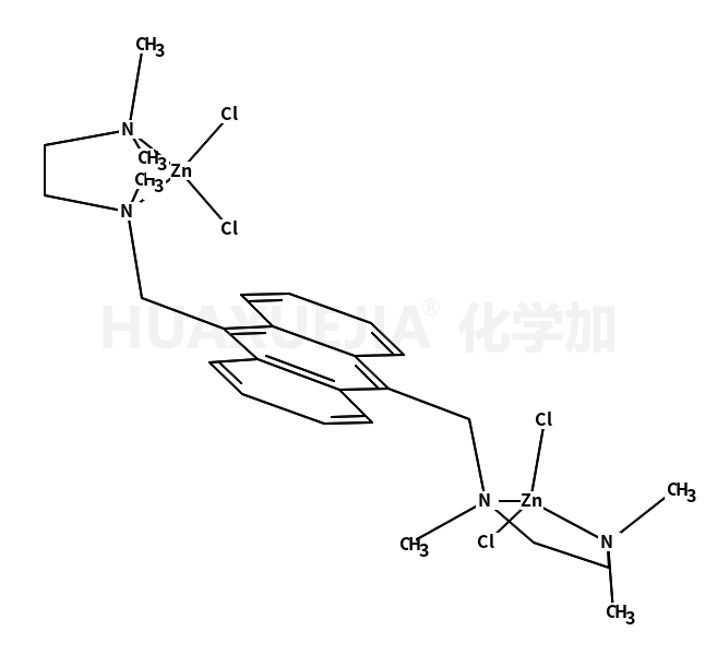 N,N`-双(2-二甲基氨基乙基)-N,N`-二甲基-9,10-蒽二甲基胺双氯化锌盐络合物