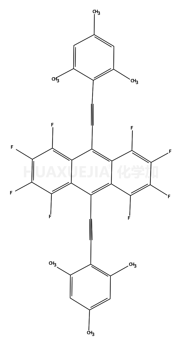 1,2,3,4,5,6,7,8-Octafluoro-9,10-Bis[2-(2,4,6-Trimethylphenyl)Ethynyl]Anthracene