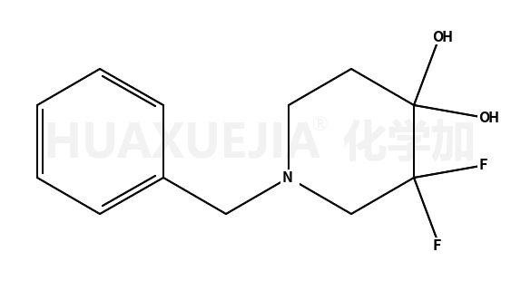 1-苄基-3,3-二氟哌啶-4,4-二醇