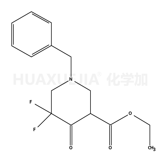 1-苄基-5,5-二氟-4-氧代哌啶-3-羧酸乙酯
