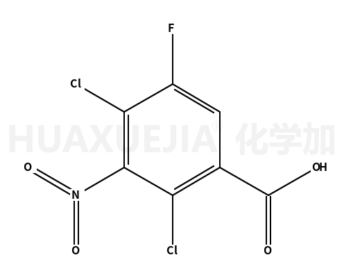 2,4-二氯-5-氟-3-硝基苯甲酸