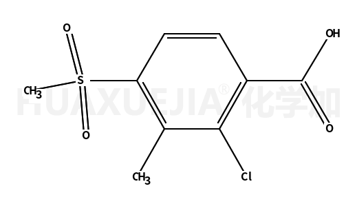 2-氯-3-甲基-4-甲砜基苯甲酸