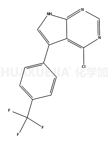 4-chloro-5-(4-trifluoromethyl-phenyl)-7H-pyrrolo[2,3-d]pyrimidine