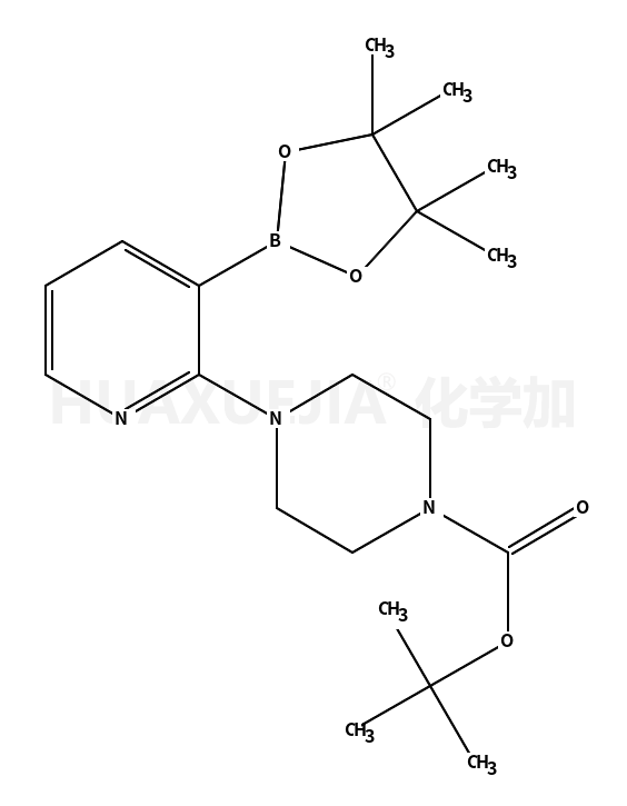 2-(4-(叔丁氧基羰基)哌嗪-1-基)吡啶-3-硼酸频那醇酯