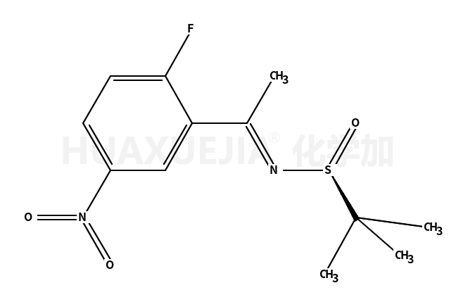 (R)-N-(1-(2-氟-5-硝基苯)亚乙基)-2-甲基丙烷-2-亚磺酰胺