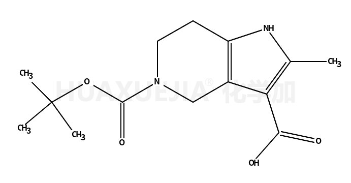 2-Methyl-5-{[(2-methyl-2-propanyl)oxy]carbonyl}-4,5,6,7-tetrahydr o-1H-pyrrolo[3,2-c]pyridine-3-carboxylic acid