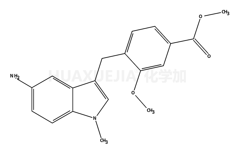 3-甲氧基-4-(1-甲基-5-氨基吲哚-3-基甲基)苯甲酸甲酯