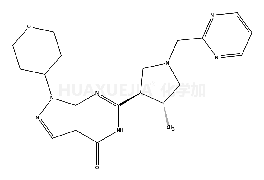 6-[(3S,4S)-4-methyl-1-(pyrimidin-2-ylmethyl)pyrrolidin-3-yl]-1-(oxan-4-yl)-2H-pyrazolo[3,4-d]pyrimidin-4-one