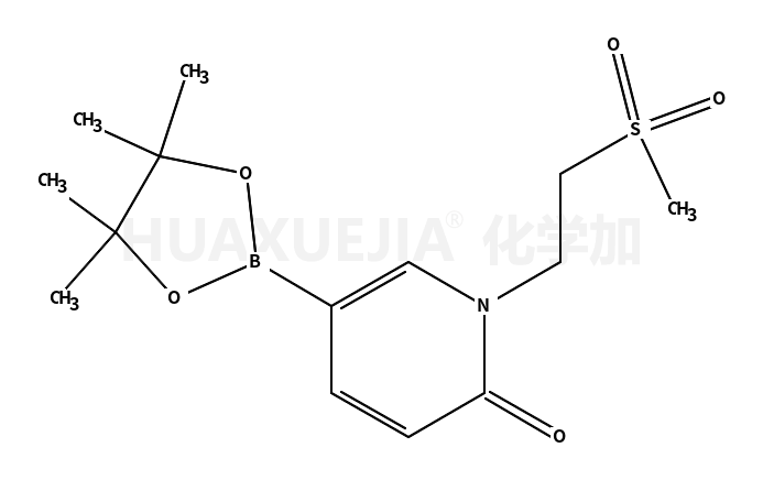 1-(2-(methylsulfonyl)ethyl)-5-(4,4,5,5-tetramethyl-1,3,2-dioxaborolan-2-yl)pyridin-2(1H)-one