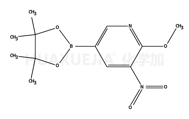 2-甲氧基-3-硝基-5-(4,4,5,5-四甲基-[1,3,2] 二噁硼烷-2-基)-吡啶