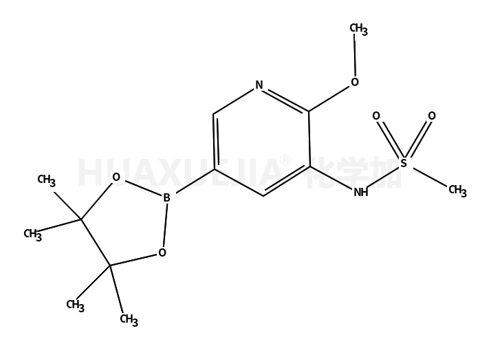 N-[2-甲氧基-5-(4,4,5,5-四甲基-1,3,2-二噁硼烷-2-基)-3-吡啶]-甲烷磺酰胺