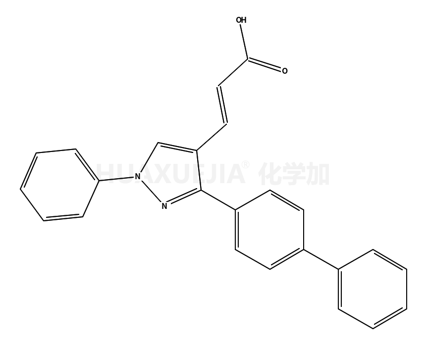 3-(3-联苯-4-基-1-苯基-1H-吡唑)-丙烯酸