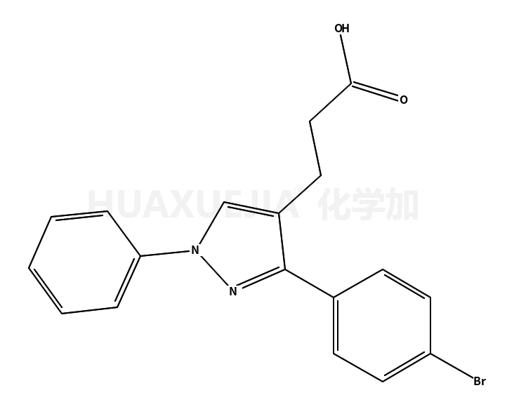 3-(4-溴苯基)-1-苯基吡唑-4-丙酸