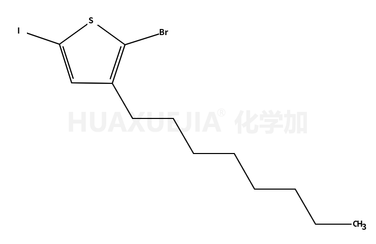 2-溴-5-碘-3-正辛基噻吩(含稳定剂铜屑)