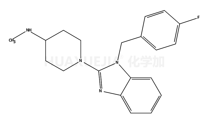 1-{1-(4-氟苯基)甲基-1H-苯咪唑-2-基}-N-甲基-4-哌啶胺