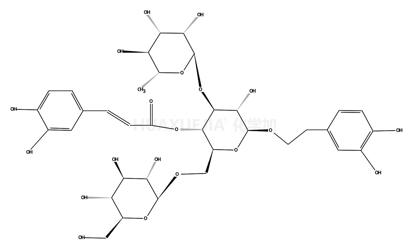 [(2R,3R,4R,5R,6R)-6-[2-(3,4-dihydroxyphenyl)ethoxy]-5-hydroxy-2-[[(2R,3R,4S,5R,6R)-3,4,5-trihydroxy-6-(hydroxymethyl)oxan-2-yl]oxymethyl]-4-[(2S,3R,4R,5R,6S)-3,4,5-trihydroxy-6-methyloxan-2-yl]oxyoxan-3-yl] (E)-3-(3,4-dihydroxyphenyl)prop-2-enoate